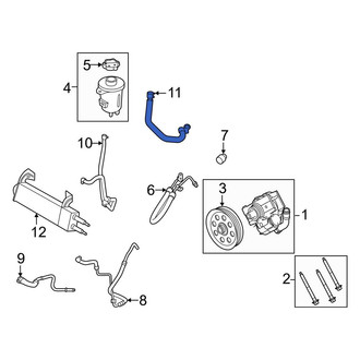 Ford OE - Power Steering Reservoir Hose