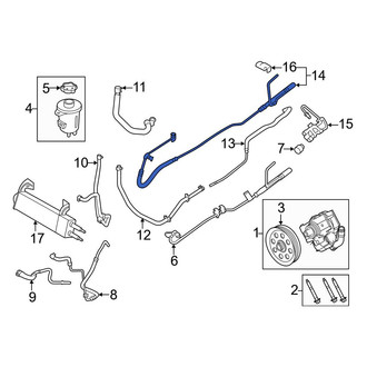 Ford OE - Power Steering Pressure Hose