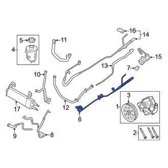 Ford OE - Power Steering Pressure Hose