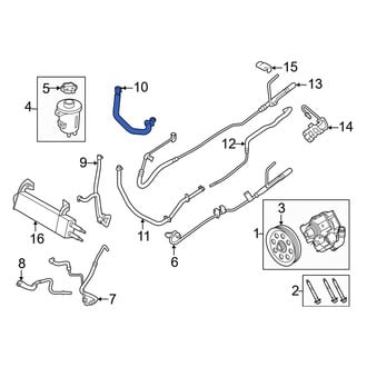 Ford OE - Power Steering Reservoir Hose