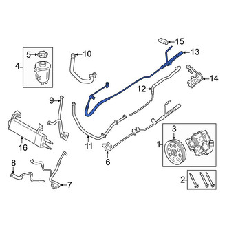 Ford OE - Power Steering Pressure Hose