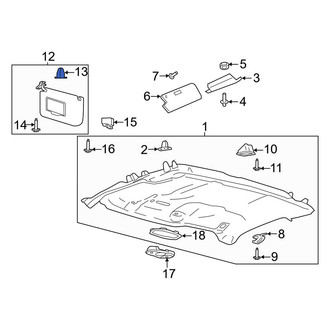 Ford OE - Headliner Clip