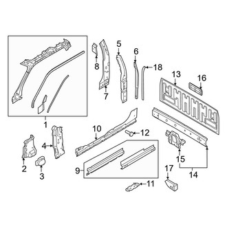 Ford OE - Cab - Back Panel (SuperCab)