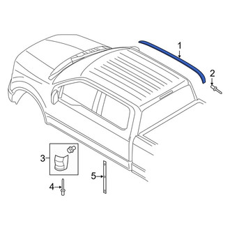 Ford OE - Right Roof Molding