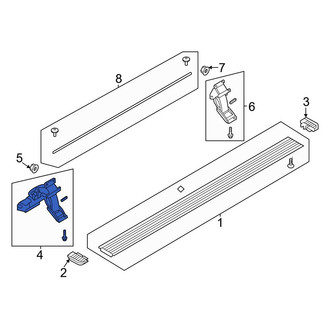 Ford OE - Front Right Running Board Mounting Bracket