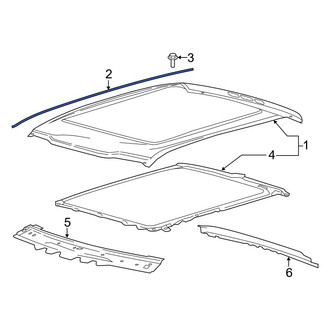 Ford OE - Left Roof Panel Bracket