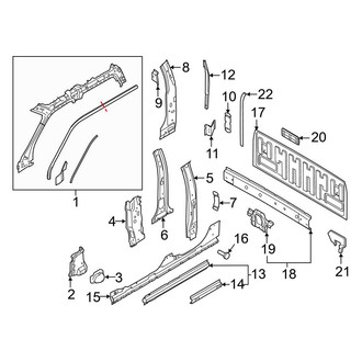 Ford OE - Cab - Back Panel (Crew Cab)