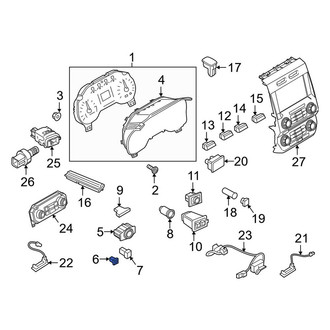 Ford OE - Rear Trunk Lid Release Switch