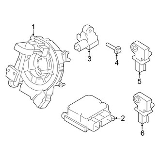 Ford OE - Restraint Systems - Air Bag Components (Modules & Sensors), (Regular Cab / SuperCab / Crew Cab)