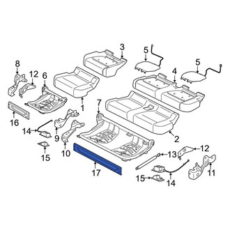 Ford OE - Rear Left Seat Frame Trim Panel