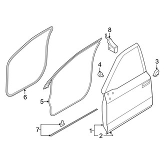 Ford OE - Front Door - Door & Components