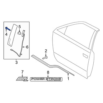 Ford OE - Door Applique Screw