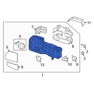 Ford OE - Front Left Door Mirror