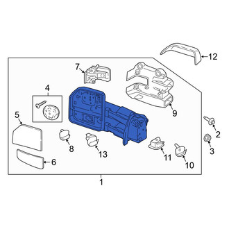 Ford OE - Front Right Door Mirror