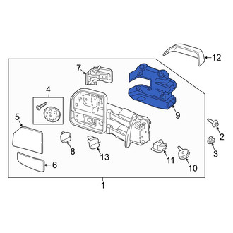 Ford OE - Front Left Door Mirror Cover