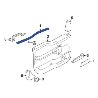 Ford OE - Front Left Inner Door Window Belt Weatherstrip