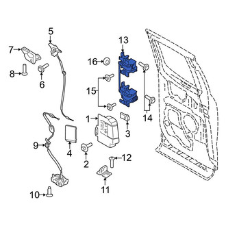 Ford OE - Rear Left Door Hinge