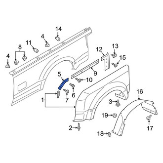 Ford OE - Front Right Fender Bracket