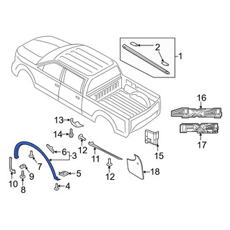 Ford OE - Rear Left Fender Flare