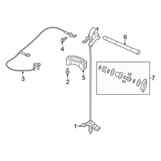 Ford OE - Spare Tire Carrier - Carrier & Components (Regular Cab / SuperCab / Crew Cab)