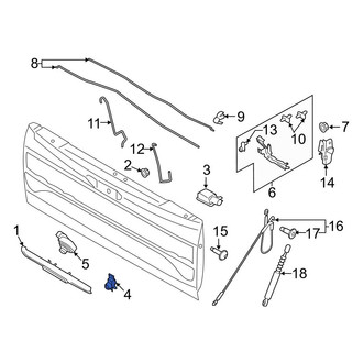 Ford OE - Rear Tailgate Lock
