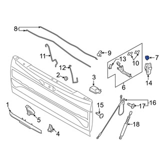 Ford OE - Park Assist Camera Nut
