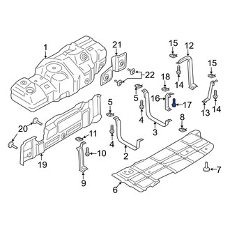 Ford OE - Rear Left Fuel Tank Strap Bolt