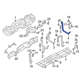 Ford OE - Rear Fuel Tank Strap