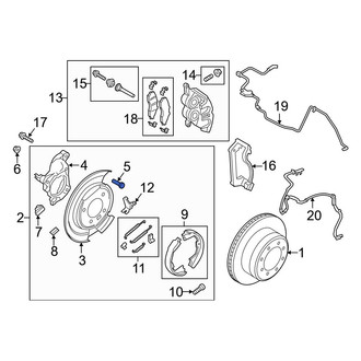 Ford OE - Brake Dust Shield Bolt