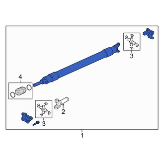 Ford OE - Rear Drive Shaft