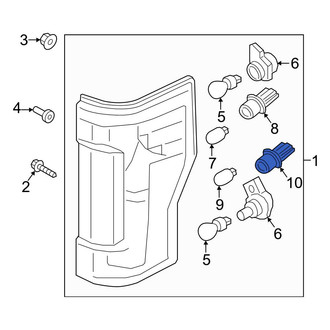 Ford OE - Rear Back Up Light Socket