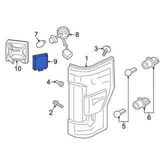 Ford OE - Rear Blind Spot Detection System Warning Sensor