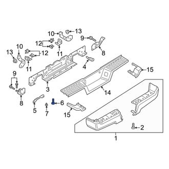 Ford OE - Bumper Face Bar Reinforcement Beam Bolt