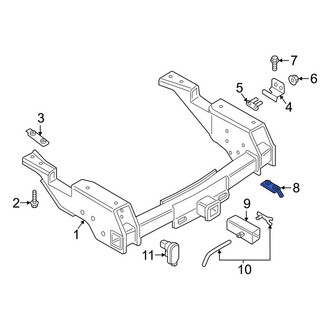 Ford OE - Bumper Face Bar Reinforcement Beam Nut