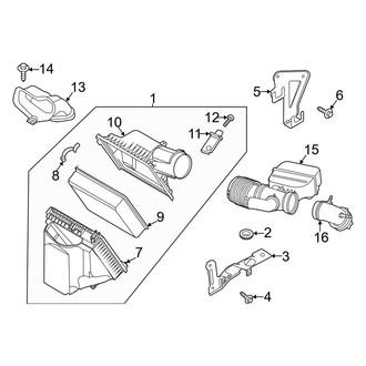 Ford OE - Engine - Air Intake (Regular Cab / SuperCab / Crew Cab 7.3L)