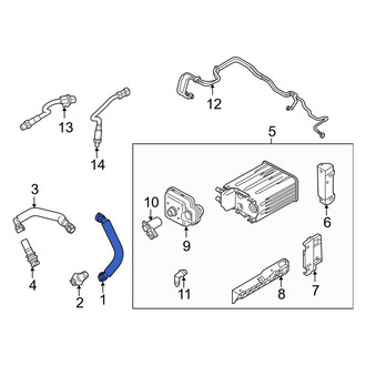 Ford OE - PCV Valve Hose