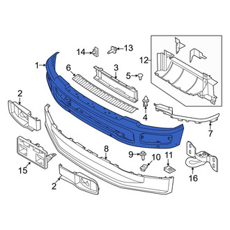 Ford OE - Front Bumper Face Bar