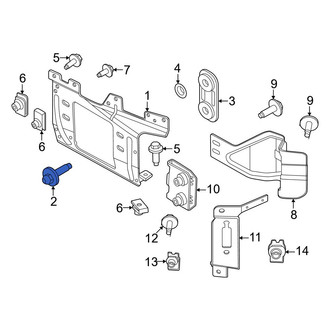 Ford OE - Bumper Face Bar Mount Bolt