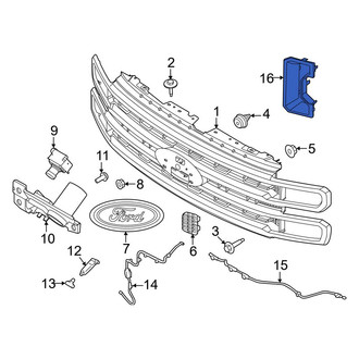 Ford OE - Front Right Radiator Support Air Duct
