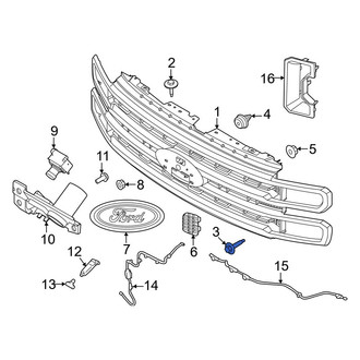 Ford OE - Lower Grille Bolt