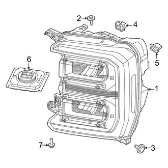 Ford OE - Front Lamps - Headlamp Components (LED Lamps)