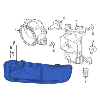 Ford OE - Front Left Fog Light Trim