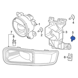 Ford OE - Fog Light Bolt