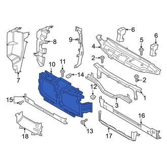 Ford OE - Front Radiator Support Panel