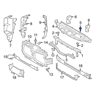 Ford OE - Radiator Support Access Cover Rivet