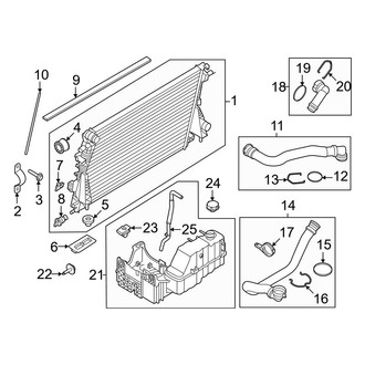 Ford OE - Cooling - Radiator & Components (Main Cooling System)