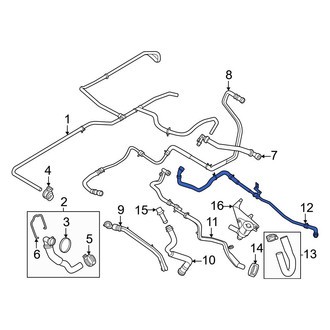 Ford OE - Lower Radiator Coolant Hose