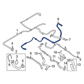 Ford OE - Upper Radiator Coolant Hose