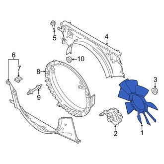 Ford OE - Engine Cooling Fan Clutch Blade
