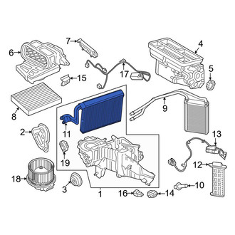 Ford OE - A/C Evaporator Core